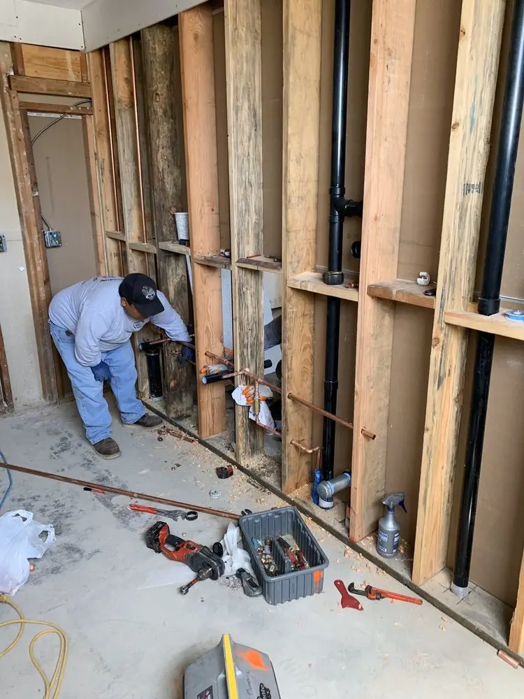 Commercial rough-in plumbing for Water Heater Replacement in Littlerock